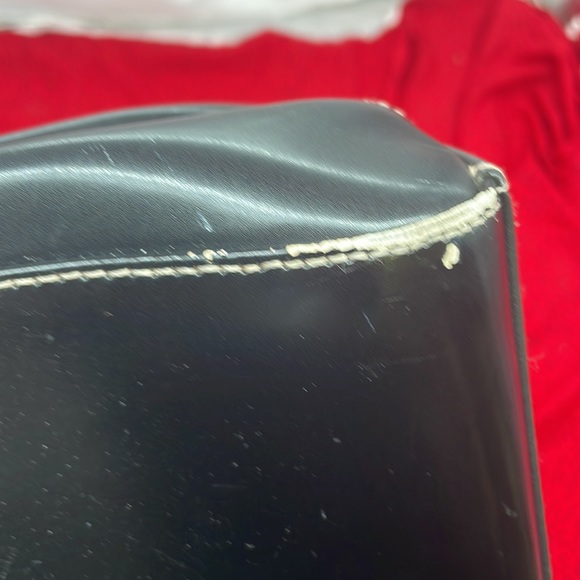 Black, genuine, leather tote bag - Picture 6 of 11